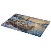 Corgi Kerstboot Vakantie Snijplank (Hoek)