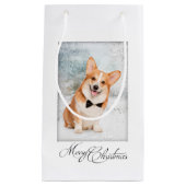 Corgi kerstcadeau klein cadeauzakje (Voorkant)