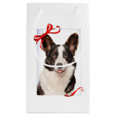 Corgi kerstcadeau klein cadeauzakje (Achterkant)