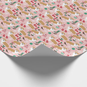 Corgi Kerstcadeaubonnen Cadeaupapier