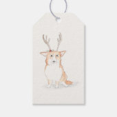 Corgi-kerstcadeaulabels Cadeaulabel (Voorkant)