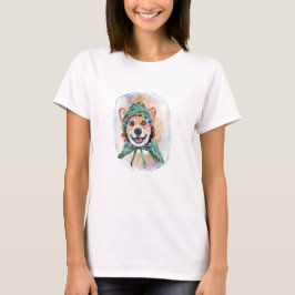 Corgi-kerstcadeaus voor Hondenliefhebbers T-shirt