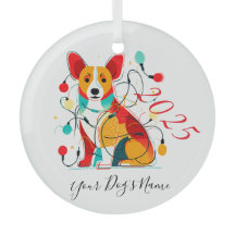 Corgi Kerstchaos Fun Dog Ornament