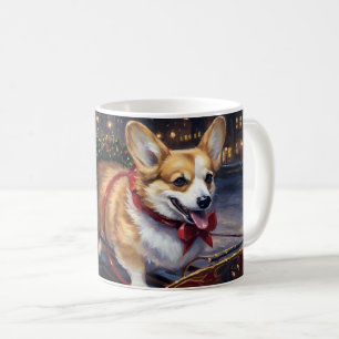 Corgi Kerstfeest Seizoen Koffiemok