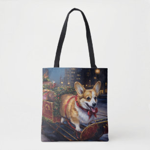 Corgi Kerstfeest Seizoen Tote Bag