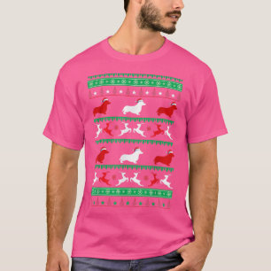 Corgi-kerstkeuken voor Hondenliefhebbers Mannen T-shirt