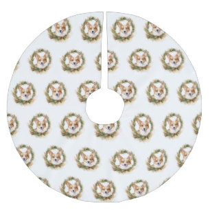 Corgi Kerstkrans feestelijke pup Kerstboom Rok