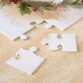 Corgi Kerstkrans feestelijke pup Legpuzzel (Zijkant)