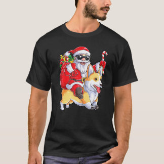 Corgi Kerstman Kerstmis Corgmas Hond Jongen T-shirt