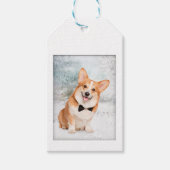 Corgi Kerstmis Cadeaulabel (Voorkant)