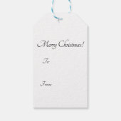 Corgi Kerstmis Cadeaulabel (Achterkant)