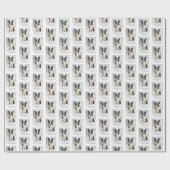 Corgi Kerstmis Cadeaupapier (Vlak)