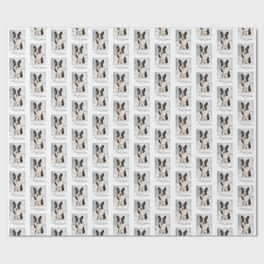 Corgi Kerstmis Cadeaupapier (Vlak)