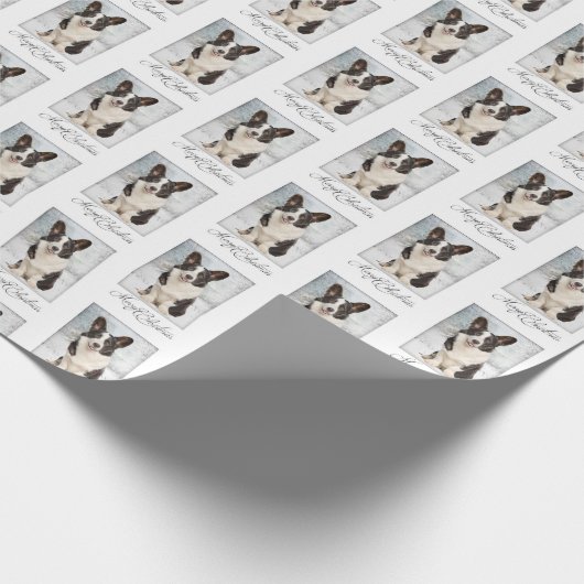 Corgi Kerstmis Cadeaupapier (Hoek)