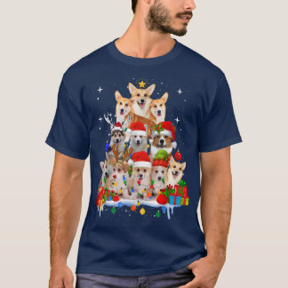 Corgi Kerstmis Corgi T-shirt