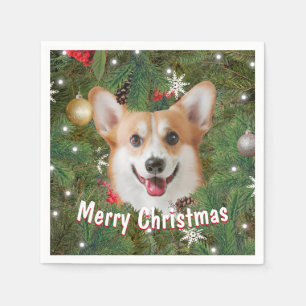 Corgi Kerstmis Servet
