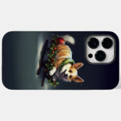 Corgi Kerstmis sneeuw winter Case-Mate iPhone Case (Achterkant (horizontaal))