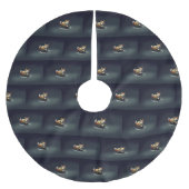 Corgi Kerstmis sneeuw winter Kerstboom Rok (Voorkant)