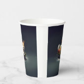 Corgi Kerstmis sneeuw winter Papieren Bekers (Rechts)