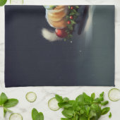 Corgi Kerstmis sneeuw winter Theedoek (Gevouwen)