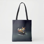 Corgi Kerstmis sneeuw winter Tote Bag (Voorkant)