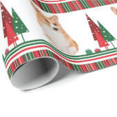 Corgi-kerstpapier Cadeaupapier (Rol Hoek)