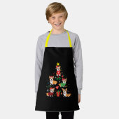 Corgi-kerstsierboom Schort (Gedragen)
