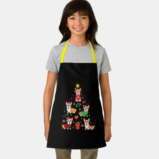 Corgi-kerstsierboom Schort (Insitu)