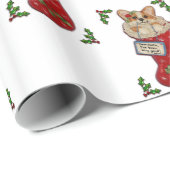Corgi-kerststookpapier Cadeaupapier (Rol Hoek)