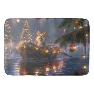 Corgi Kerstvakantie Badmat