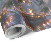 Corgi Kerstvakantie Cadeaupapier (Rol Hoek)