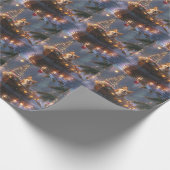 Corgi Kerstvakantie Cadeaupapier (Hoek)