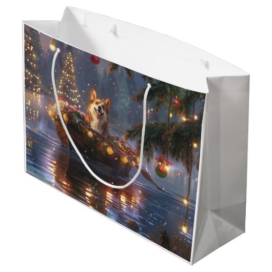 Corgi Kerstvakantie Groot Cadeauzakje (Achterkant Gekanteld)