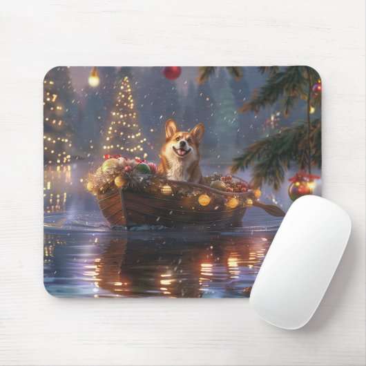 Corgi Kerstvakantie Muismat (Met muis)