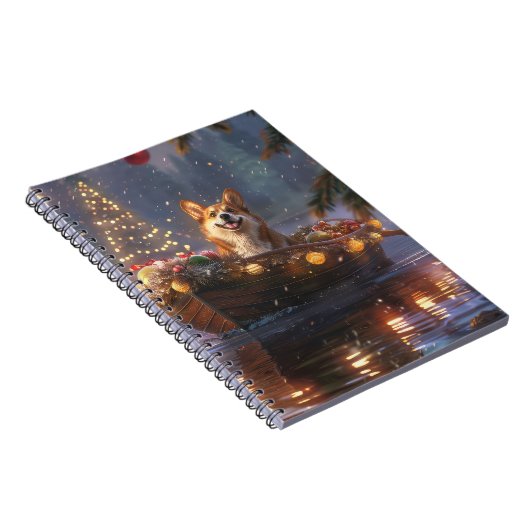 Corgi Kerstvakantie Notitieboek (Rechterzijde)