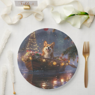 Corgi Kerstvakantie Papieren Bordje