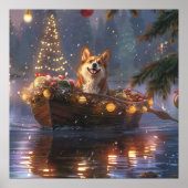 Corgi Kerstvakantie Poster (Voorkant)