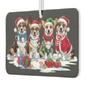 Corgi kerstverlichting - Schattig ontwerp Luchtverfrisser (Links)
