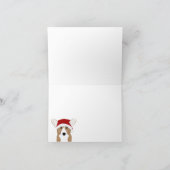 Corgi-kerstWenskaart Bedankkaart (Binnen)