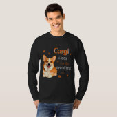 Corgi Kisses Fix Alles 1249 T-shirt (Voorkant volledig)