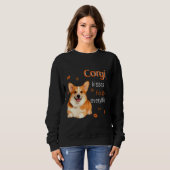 Corgi Kisses Fix Everything   1249 Trui (Voorkant volledig)