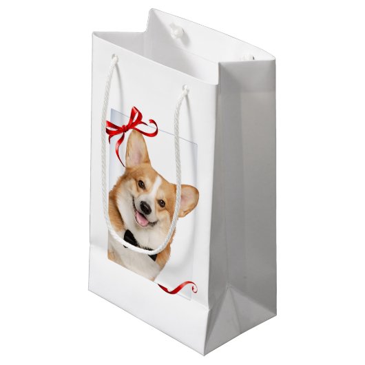 Corgi Klein Cadeauzakje (Voorkant Gekanteld)