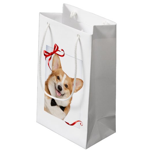 Corgi Klein Cadeauzakje (Achterkant Gekanteld)