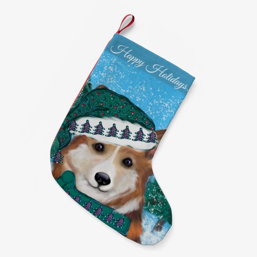 Corgi Kleine Kerstsok (Voorkant (Hangend))