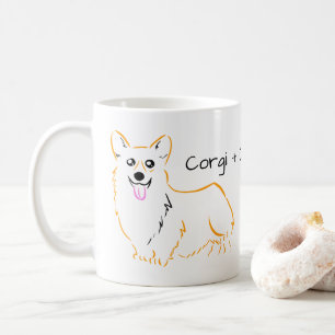 Corgi + koffie = leven koffiemok