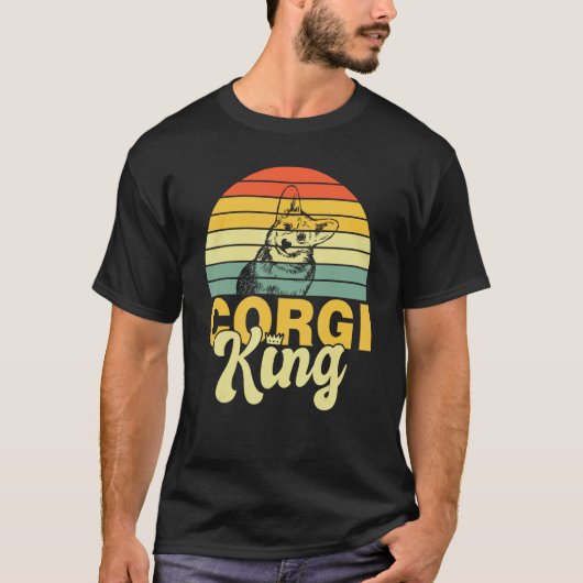 Corgi Koning T-shirt (Voorkant)