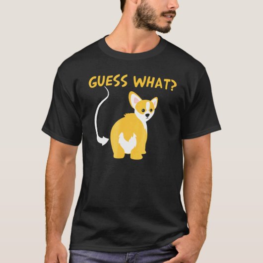 Corgi Kont Hond Hond T-shirt (Voorkant)
