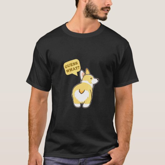 Corgi Kont Hond T-shirt (Voorkant)