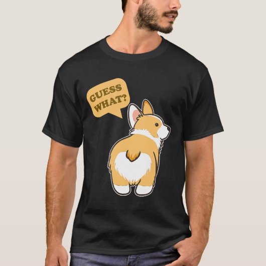 Corgi Kont Hond T-shirt (Voorkant)