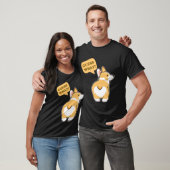Corgi Kont Hond T-shirt (Unisex)